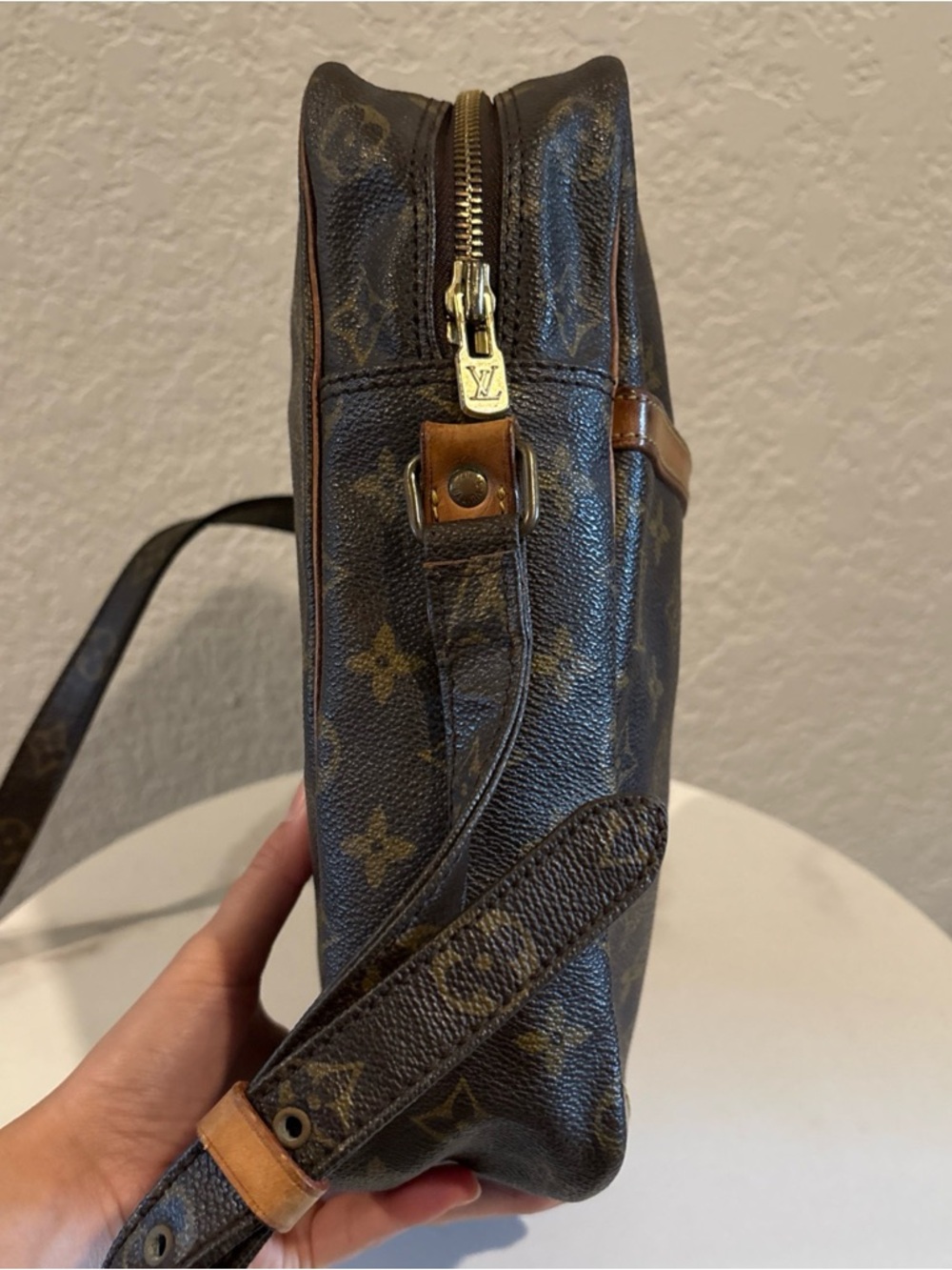 Louis Vuitton MM Danube Monogram Shoulder Bag - Picture 10 of 14